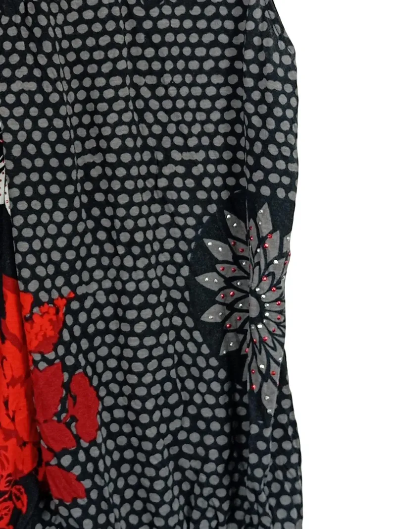 Desigual Damen Bluse Ärmellos Gr. 36/S Mandala Blumenmuster Mehrfarbig 5