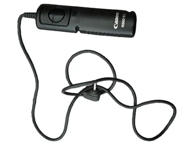Canon RS60-E3 Fernauslöser Kabelauslöser für Kameras Zubehör Schwarz