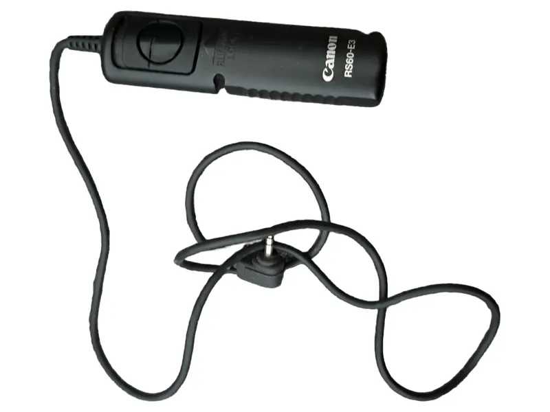 Canon RS60-E3 Fernauslöser Kabelauslöser für Kameras Zubehör Schwarz 1