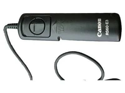 Canon RS60-E3 Fernauslöser Kabelauslöser für Kameras Zubehör Schwarz