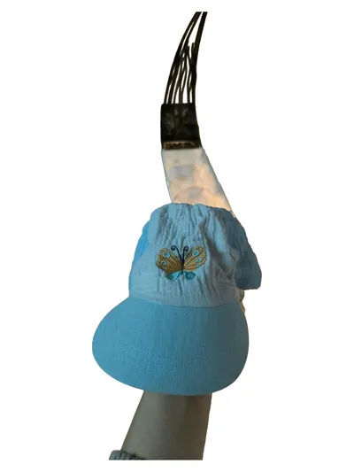 ALANA Kinder Baseball Cap Fan Basecap Schmetterling Blau Gr. 50/51