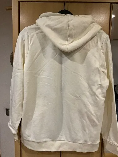 Superdry Damen Sweatjacke Kapuzenjacke Gr. 42/XL Beige Hoodie