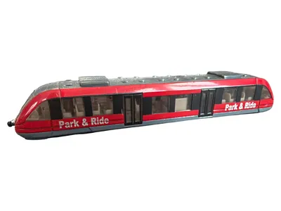 SIKU Park & Ride Spielzeug Eisenbahn Rot Metall Kunststoff Kinder