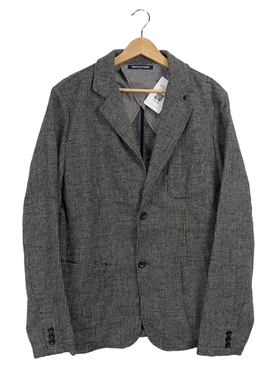 Armata di Mare Herren Sakko Gr. XXL Grau Kariert Business Jacke