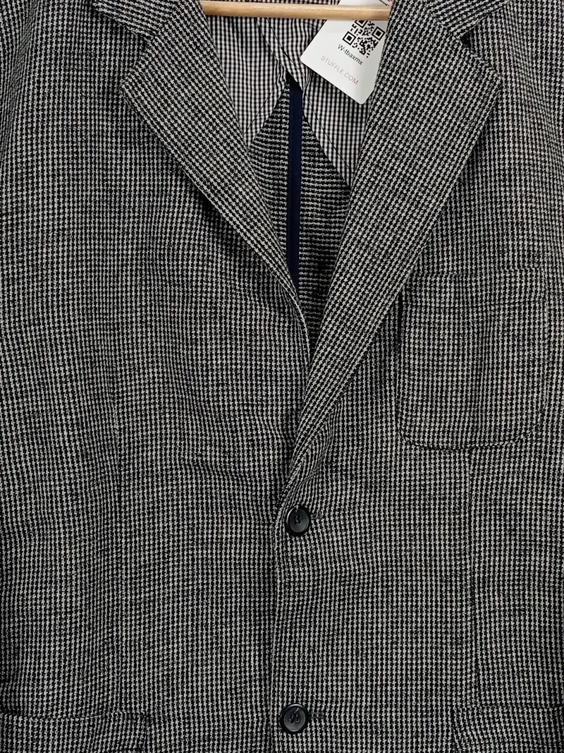 Armata di Mare Herren Sakko Gr. XXL Grau Kariert Business Jacke 3