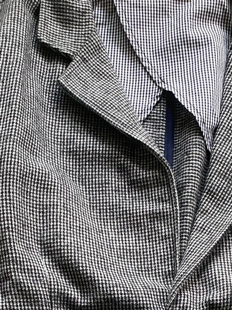 Armata di Mare Herren Sakko Gr. XXL Grau Kariert Business Jacke 4