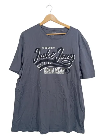 Jack & Jones Herren T-Shirt Denim Wear 90 Grau Gr. 56/3XL