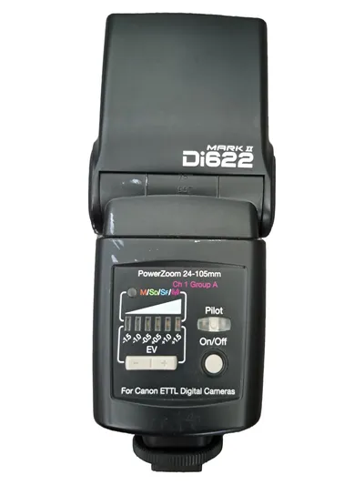 Nissin Di622 Mark II Blitzgerät für Canon ETTL Digitalkameras Schwarz