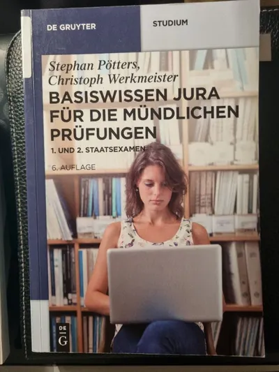 Jura Gesetzbuch Basiswissen Mündliche Prüfung Staatsexamen Pötters