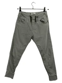 COJ Denim Jogginghose Damen Gr. 38/M Oliv Stretch Casual Hose 1