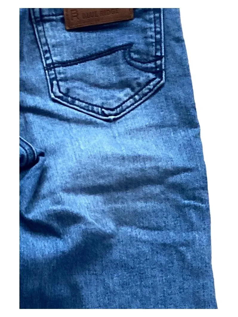 Blue Ridge Jeans Kinder Relaxed Fit Gr. 140 Blau Denim Hose 4