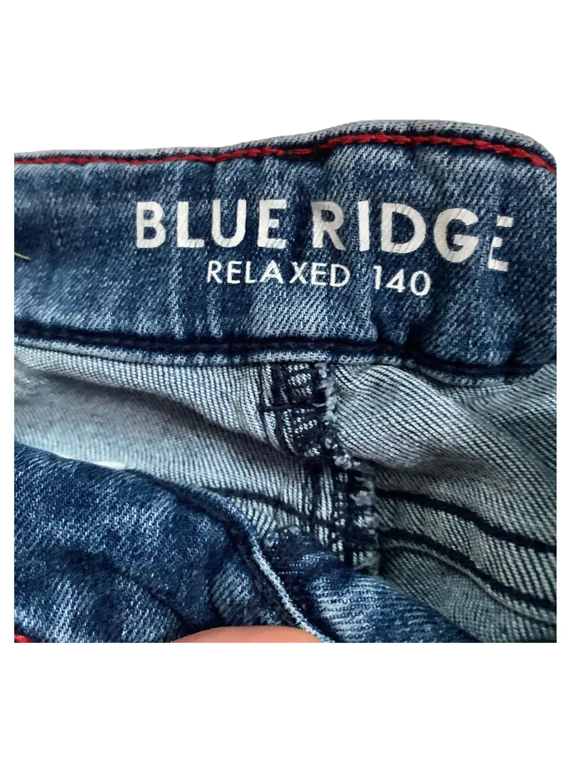 Blue Ridge Jeans Kinder Relaxed Fit Gr. 140 Blau Denim Hose 5