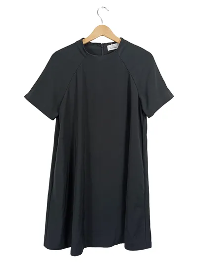& Other Stories Kleid Damen Gr. 38 Schwarz A-Linie Etuikleid Minimalistisch