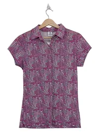 Daily Sports Damen Poloshirt Schlangenmuster Gr. M Pink Sportlich 1