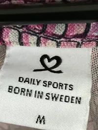 Daily Sports Damen Poloshirt Schlangenmuster Gr. M Pink Sportlich 5
