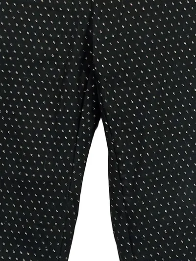 ORSAY Damen Anzughose Gr. 42 Schwarz Gold Glitzer Punkte Business Elegant