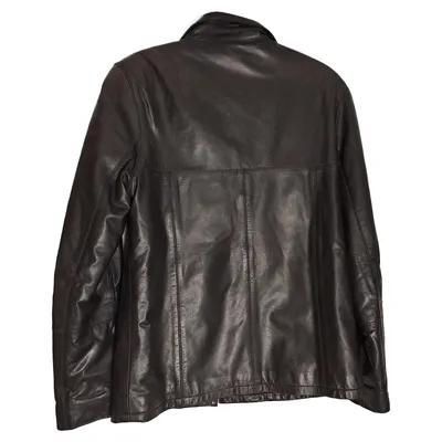 Gino Ginero Lederjacke Damen Gr. 36 S Schwarz Echtleder Jacke Casual Modern