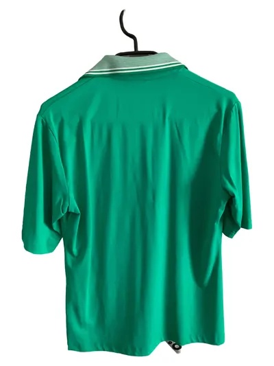 Chervò Damen Poloshirt Gr. 40/L Grün Sportlich Kurzarm
