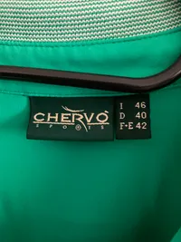 Chervò Damen Poloshirt Gr. 40/L Grün Sportlich Kurzarm 7