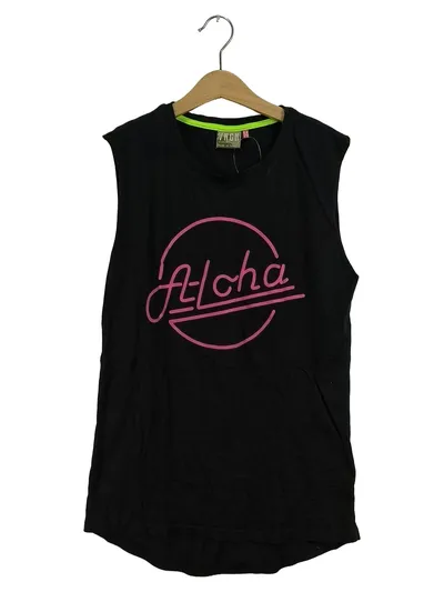 Vingino Mädchen Top Tanktop Aloha Gr. 152/14 Schwarz Pink
