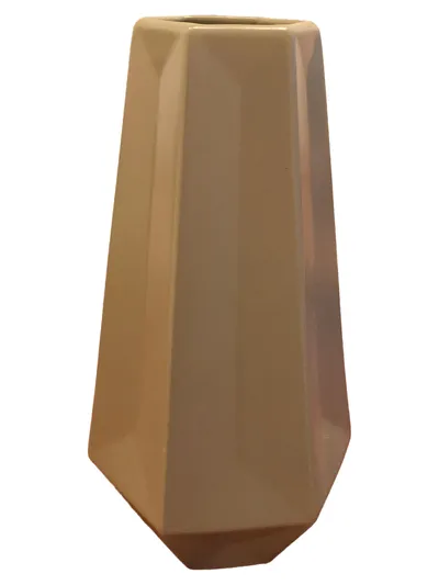 IKEA Vase Porzellan Geometrisch Grau Modern 19cm Minimalistisch
