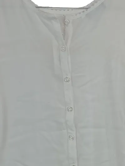 Country Line Damen Trachtenbluse Weiß Gr. 40 Spitze 3/4-Arm Baumwolle