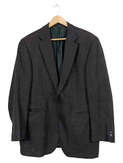 Atelier Torino Herren Sakko Gr. 26 Grau Strukturmuster Business