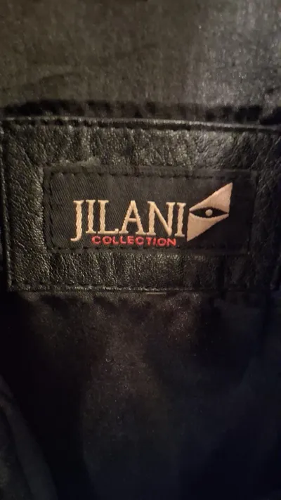 Jilani Collection Lederjacke Herren Gr. 40/L Schwarz Echtleder Bikerjacke