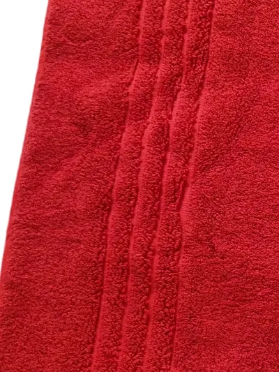 Vossen Badematte Badteppich Baumwolle Strukturmuster Rot 72x50 cm