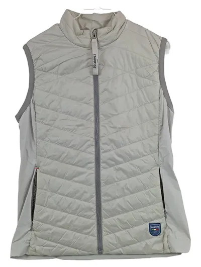 Dolomite Damen Weste Steppweste Gr. 40/L Grau Outdoor Freizeit Übergang 1897