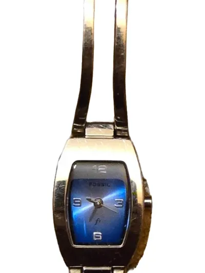 Fossil ES-9609 Damen Armbanduhr Elegant Silber Edelstahl Alltag 2cm