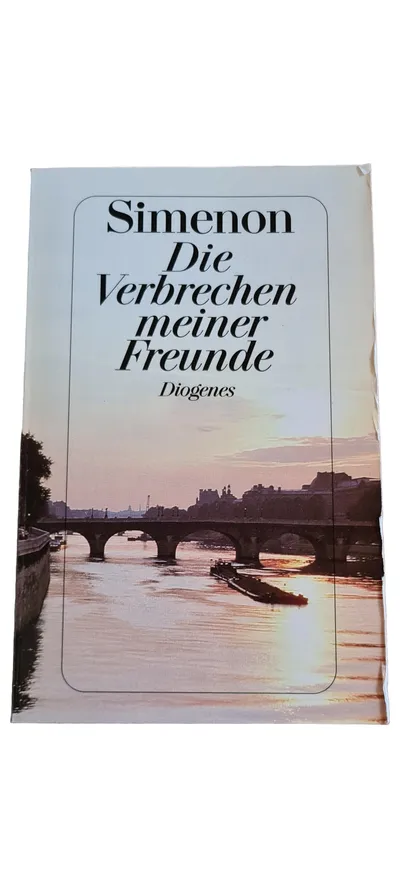 Georges Simenon Kriminalroman Die Verbrechen meiner Freunde Diogenes Taschenbuch