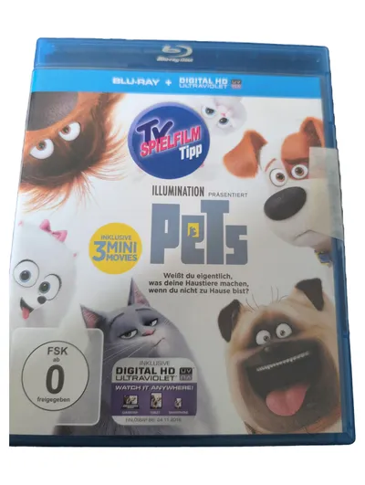 Pets Blu-Ray Film Komödie Animationsfilm Deutsch Englisch Liefers