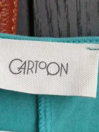 CARTOON Damen T-Shirt Kurzarm Viskose Geometrisch Mehrfarbig Gr. 36 S 6