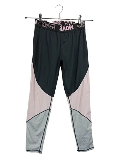 Pageone Young Mädchen Sport Leggings Gr. 134/140 Schwarz Rosa Grau