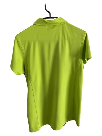 Daily Sports Damen Poloshirt Gr. 42/XL Grün Sportlich Kurzarm Reißverschluss