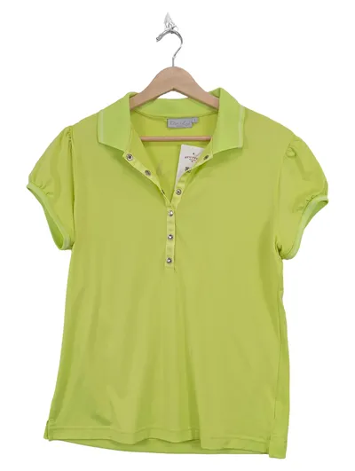 Daily Sports Damen Poloshirt Grün Gr. 40/L Sportlich Kurzarm