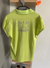 Daily Sports Damen Poloshirt Grün Gr. 40/L Sportlich Kurzarm 3