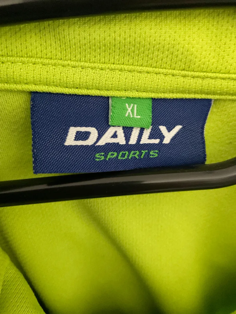Daily Sports Damen Poloshirt Grün Gr. 40/L Sportlich Kurzarm 5