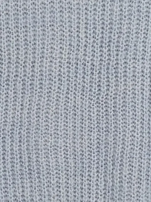 Blue Motion Damen Strickpullover Gr. 36/38 S Hellblau Rippstrick 5