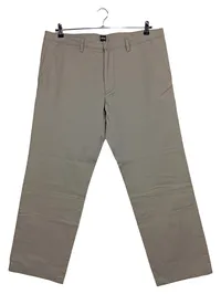 HUGO BOSS Herren Chino Stoffhose Beige Gr. 54 W38 Baumwolle 1