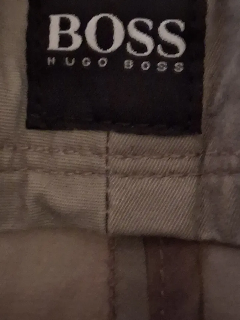 HUGO BOSS Herren Chino Stoffhose Beige Gr. 54 W38 Baumwolle 4