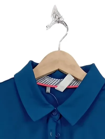 Under Armour Damen Poloshirt Gr. 40/L Blau Sportlich