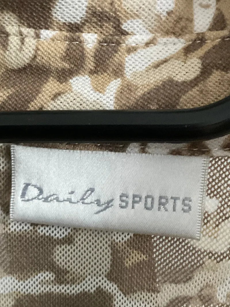 Daily Sports Damen Poloshirt Gr. 38/M Mehrfarbig Sportlich Muster 5