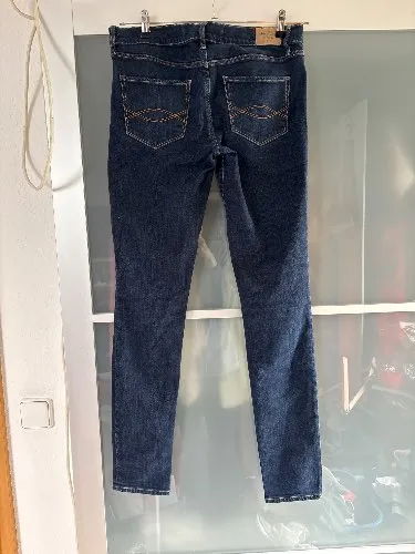 Abercrombie & Fitch Damen Jeans Slim Fit W29/L33 Blau Stretch 2