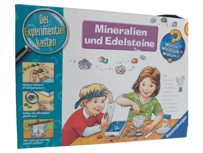 Ravensburger Experimentierkasten Mineralien Edelsteine Stein Natur ab 6 Jahre