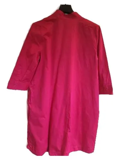 Lawrence Grey Damen Tunika Bluse Pink Gr. 44 Baumwolle Stehkragen