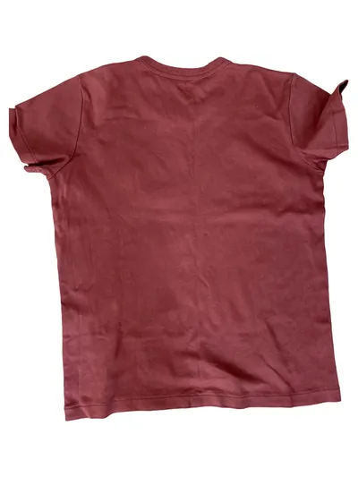 UNIQLO U T-Shirt Damen Gr. 38 Braun Basic Baumwolle Kurzarm Top Casual