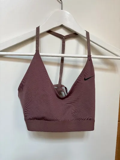 Nike Sport BH Damen Größe 36 Rosa Sportlich Indy Light Support