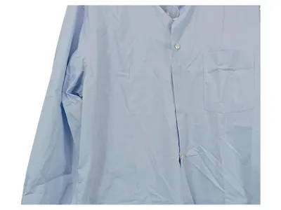Emanuel Berg Herren Business Hemd Blau Gr. 44/XS Baumwolle Langarm